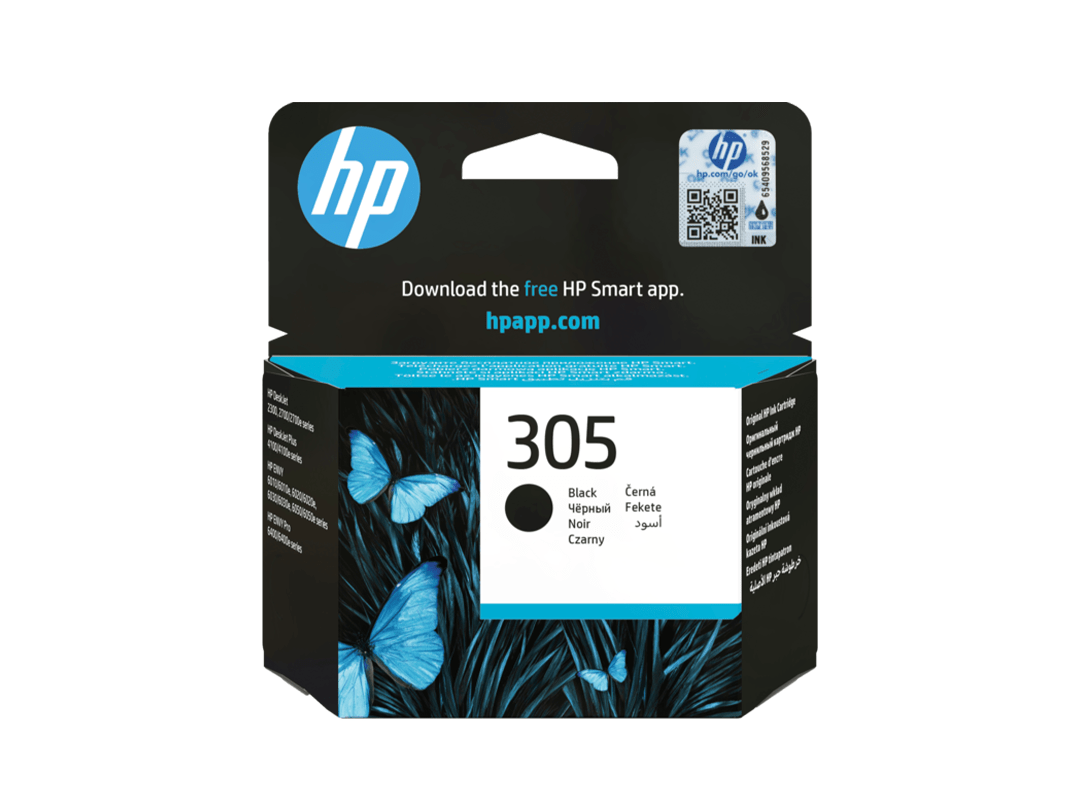 HP 305 Black Original Ink Cartridge in Qatar HP 305 Black Original Ink Cartridge in Qatar